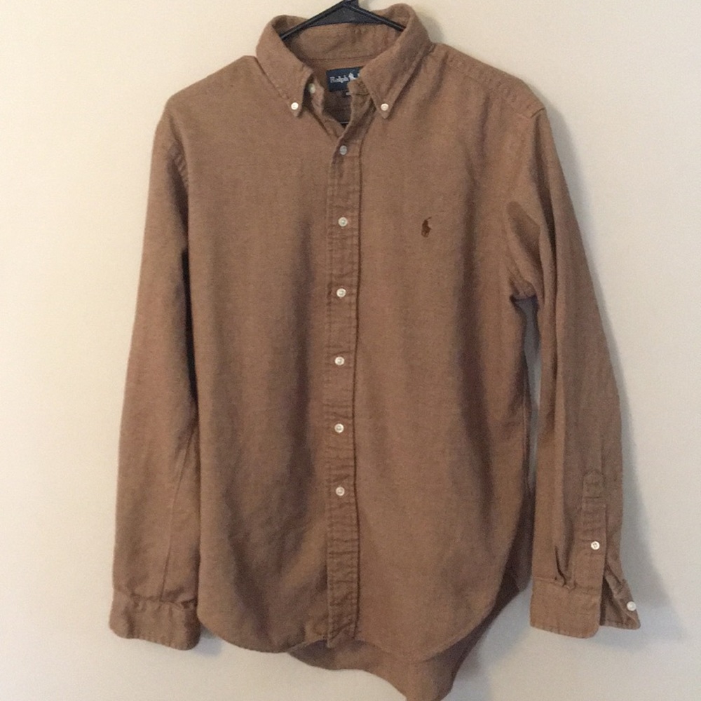 Ralph Lauren Brown Button-up
